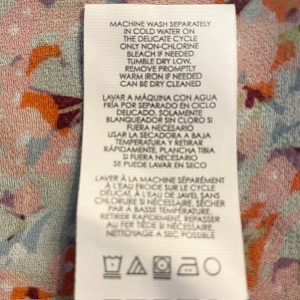 CABI Bella Sleeveless Floral Tiered Tank Top - Size XS - Picture 6 of 6